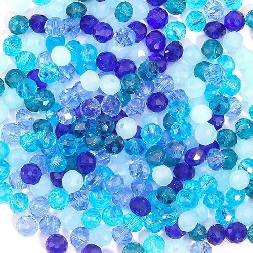 3 x 4,0 mm, 4 x 6 mm, facettierte Glasperlen, lose Abstandshalter, runde Kristallperlen zur Schmuckherstellung, DIY-Halsketten, Armbandzubehör, 3–4 x 6 mm, 100 Stück 3 x 4,0 mm, 4 x 6 mm, facettierte Glasperlen, lose Abstandshalter, runde Kristallperlen zur Schmuckherstellung, DIY-Halsketten, Armbandzubehör, 3–4 x 6 mm, 100 Stück von QPFNEI