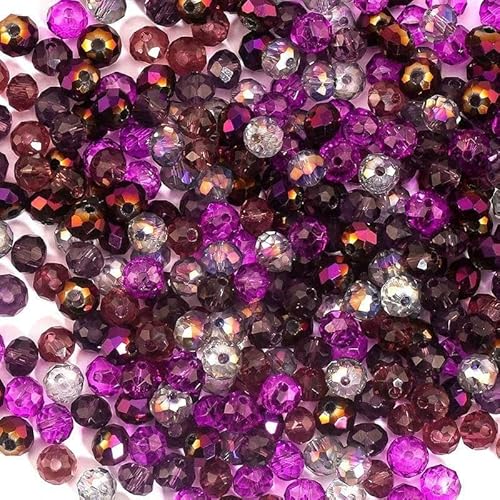 3 x 4,0 mm, 4 x 6 mm, facettierte Glasperlen, lose Abstandshalter, runde Kristallperlen zur Schmuckherstellung, DIY-Halsketten, Armbandzubehör, 5–4 x 6 mm, 100 Stück 3 x 4,0 mm, 4 x 6 mm, facettierte Glasperlen, lose Abstandshalter, runde Kristallperlen zur Schmuckherstellung, DIY-Halsketten, Armbandzubehör, 5–4 x 6 mm, 100 Stück von QPFNEI