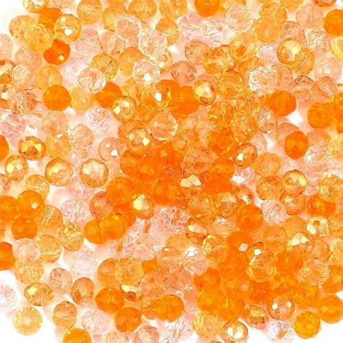 3 x 4,0 mm, 4 x 6 mm, facettierte Glasperlen, lose Abstandshalter, runde Kristallperlen zur Schmuckherstellung, DIY-Halsketten, Armbandzubehör, 6-4 x 6 mm, 100 Stück 3 x 4,0 mm, 4 x 6 mm, facettierte Glasperlen, lose Abstandshalter, runde Kristallperlen zur Schmuckherstellung, DIY-Halsketten, Armbandzubehör, 6-4 x 6 mm, 100 Stück von QPFNEI