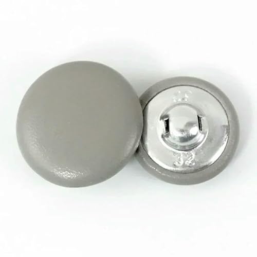 30 Stück 11–28 mm Lederknöpfe zum Nähen von Jacken, Mänteln, dekorative Schnalle, runde Schaftknöpfe, DIY-Kleidungsreparaturzubehör, Grau, 28 mm 30 Stück 11–28 mm Lederknöpfe zum Nähen von Jacken, Mänteln, dekorative Schnalle, runde Schaftknöpfe, DIY-Kleidungsreparaturzubehör, Grau, 28 mm von QPFNEI