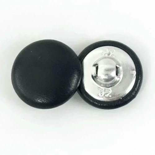 30 Stück 11–28 mm Lederknöpfe zum Nähen von Jacken, Mänteln, dekorative Schnalle, runde Schaftknöpfe, DIY-Kleidungsreparaturzubehör, Schwarz, 15 mm 30 Stück 11–28 mm Lederknöpfe zum Nähen von Jacken, Mänteln, dekorative Schnalle, runde Schaftknöpfe, DIY-Kleidungsreparaturzubehör, Schwarz, 15 mm von QPFNEI