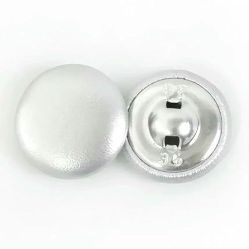 30 Stück 11–28 mm Lederknöpfe zum Nähen von Jacken, Mänteln, dekorative Schnalle, runde Schaftknöpfe, DIY-Kleidungsreparaturzubehör, Silber, 11 mm 30 Stück 11–28 mm Lederknöpfe zum Nähen von Jacken, Mänteln, dekorative Schnalle, runde Schaftknöpfe, DIY-Kleidungsreparaturzubehör, Silber, 11 mm von QPFNEI