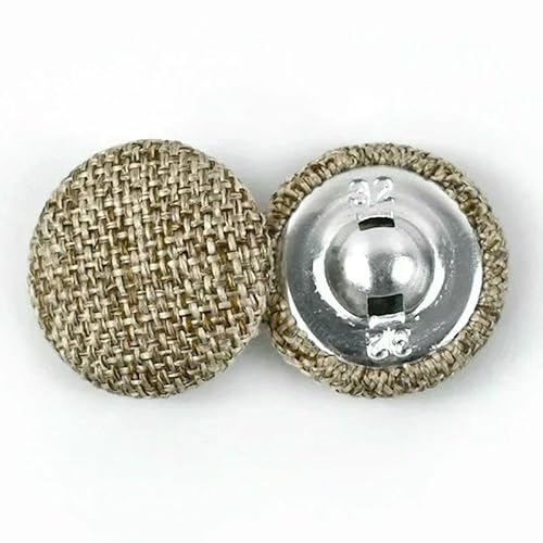 30 Stück 11–30 mm Metall-Leinen-Knopf für Kleidung, Sofakissen, Dekor, runde Schaftknöpfe, DIY-Anzug, Mantel, Nähzubehör, 3 Khaki, 28 mm 30 Stück 11–30 mm Metall-Leinen-Knopf für Kleidung, Sofakissen, Dekor, runde Schaftknöpfe, DIY-Anzug, Mantel, Nähzubehör, 3 Khaki, 28 mm von QPFNEI
