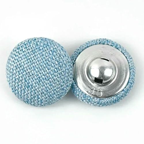 30 Stück 11–30 mm Metall-Leinenknöpfe für Kleidung, Sofakissen, Dekor, runde Schaftknöpfe, DIY-Anzug, Mantel, Nähzubehör, 2 Hellblau, 30 mm 30 Stück 11–30 mm Metall-Leinenknöpfe für Kleidung, Sofakissen, Dekor, runde Schaftknöpfe, DIY-Anzug, Mantel, Nähzubehör, 2 Hellblau, 30 mm von QPFNEI
