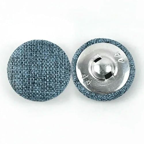 30 Stück 11–30 mm Metall-Leinenknöpfe für Kleidung, Sofakissen, Dekor, runde Schaftknöpfe, DIY-Anzug, Mantel, Nähzubehör, 7 Wasserblau, 30 mm 30 Stück 11–30 mm Metall-Leinenknöpfe für Kleidung, Sofakissen, Dekor, runde Schaftknöpfe, DIY-Anzug, Mantel, Nähzubehör, 7 Wasserblau, 30 mm von QPFNEI