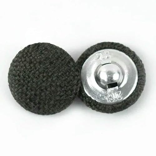 30 Stück 11–30 mm Metall-Leinenknöpfe für Kleidung, Sofakissen, Dekor, runde Schaftknöpfe, DIY-Anzug, Mantel, Nähzubehör – 9 Dunkelkaffee – 25 mm 30 Stück 11–30 mm Metall-Leinenknöpfe für Kleidung, Sofakissen, Dekor, runde Schaftknöpfe, DIY-Anzug, Mantel, Nähzubehör – 9 Dunkelkaffee – 25 mm von QPFNEI