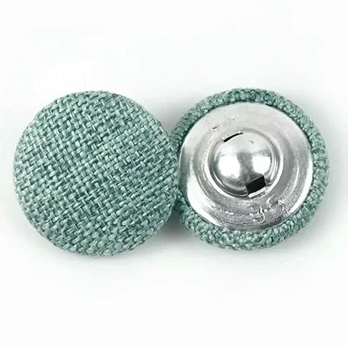 30 Stück 15–30 mm Metall-Leinenknöpfe für Kleidung, Anzug, Mantel, Sofakissen, Dekor, runde Schaftknöpfe, DIY-Nähzubehör, 13Cyan, 20 mm 30 Stück 15–30 mm Metall-Leinenknöpfe für Kleidung, Anzug, Mantel, Sofakissen, Dekor, runde Schaftknöpfe, DIY-Nähzubehör, 13Cyan, 20 mm von QPFNEI