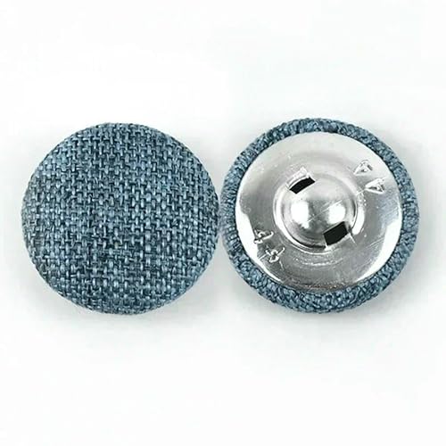 30 Stück 15–30 mm Metall-Leinenknöpfe für Kleidung, Anzug, Mantel, Sofakissen, Dekor, runde Schaftknöpfe, DIY-Nähzubehör, 7 Wasserblau, 28 mm 30 Stück 15–30 mm Metall-Leinenknöpfe für Kleidung, Anzug, Mantel, Sofakissen, Dekor, runde Schaftknöpfe, DIY-Nähzubehör, 7 Wasserblau, 28 mm von QPFNEI