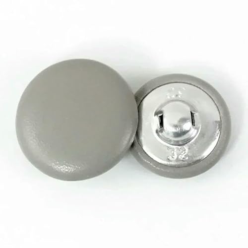 30Pcs 11-32mm Leather Bag Buttons DIY Sewing Clothing Botones Accessories High-grade Windbreaker Coat Sofa Soft Button-Gray-20mm von QPFNEI