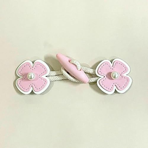 4 STK. Bunte Hornschnalle Lederharzknopf Wollmantel Trenchcoat Kinderknopf Baumwollkordel Hornschnalle-5-760-6-4Stk von QPFNEI