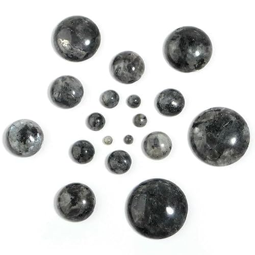 5/10 Stück runde Naturstein-Cabochon-Perlen, flache Rückseite, lose Abstandshalter, Cabochon-Steinperlen, DIY-Schmuck, Anhänger, Ringzubehör, länglicher Stein, 14,0 mm, 10 Stück 5/10 Stück runde Naturstein-Cabochon-Perlen, flache Rückseite, lose Abstandshalter, Cabochon-Steinperlen, DIY-Schmuck, Anhänger, Ringzubehör, länglicher Stein, 14,0 mm, 10 Stück von QPFNEI