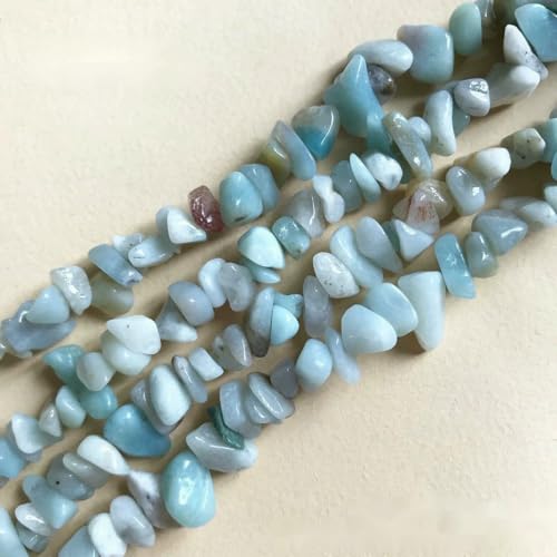 5–8 mm Naturstein, unregelmäßige Form, Freiform-Chip-Perle, Tigerauge, Amethyste, Achate, Lapislazuli, für die Schmuckherstellung, DIY-Armband, Halskette – wie abgebildet | – 5 von QPFNEI