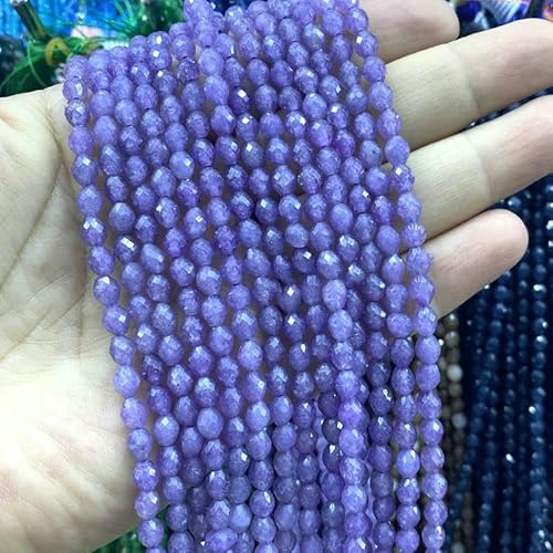 5 x 6 mm facettierte Reisform Naturstein Achat Tigerauge Chalcedon Abstandsperlen für Schmuckherstellung DIY Armbänder Zubehör-Amethyst Chalcedon-5 x 6 mm 56–58 Stück 5 x 6 mm facettierte Reisform Naturstein Achat Tigerauge Chalcedon Abstandsperlen für Schmuckherstellung DIY Armbänder Zubehör-Amethyst Chalcedon-5 x 6 mm 56–58 Stück von QPFNEI
