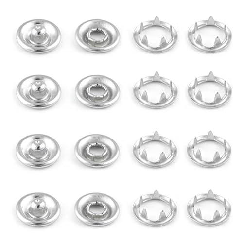 50 Satz/Los 9,5/11 mm Druckknopf-Nieten aus Eisen zum Selbermachen, Nähen, Basteln, Ornamentherstellung, Anbringen von Kleidungstaschen, Rhodium, Durchmesser 11 mm, 50 Sätze 50 Satz/Los 9,5/11 mm Druckknopf-Nieten aus Eisen zum Selbermachen, Nähen, Basteln, Ornamentherstellung, Anbringen von Kleidungstaschen, Rhodium, Durchmesser 11 mm, 50 Sätze von QPFNEI