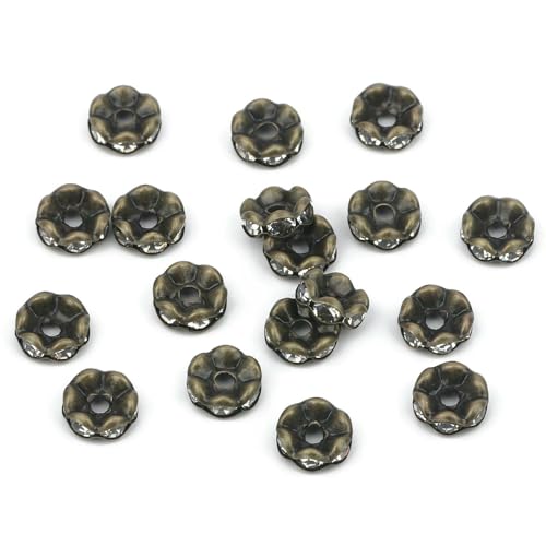 50 Stück/Los, 4 6 8 10 mm, AB-Farbe, Strass-Rondelle-Kristallperlen, rund, quadratisch, lose Abstandsperlen für Schmuck, DIY-Armbandherstellung, Welle, Bronze, 6 mm, 50 Stück 50 Stück/Los, 4 6 8 10 mm, AB-Farbe, Strass-Rondelle-Kristallperlen, rund, quadratisch, lose Abstandsperlen für Schmuck, DIY-Armbandherstellung, Welle, Bronze, 6 mm, 50 Stück von QPFNEI
