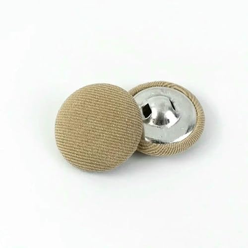 50 Stück 11–30 mm Stoffknöpfe zum Nähen von Taschen, Mänteln, Hemden, Ösenknöpfen, dekorativen Schnallen, DIY-Kleidungszubehör, Nr. 13–20 mm von QPFNEI