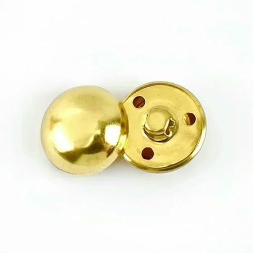 50 Stück 15–25 mm runde Metallknöpfe, Vintage-Schnallen für Jacken, Hemden, Dekorationsknöpfe, Kleidungsschnalle, DIY-Nähzubehör, Hellgold, 23,0 mm 50 Stück 15–25 mm runde Metallknöpfe, Vintage-Schnallen für Jacken, Hemden, Dekorationsknöpfe, Kleidungsschnalle, DIY-Nähzubehör, Hellgold, 23,0 mm von QPFNEI