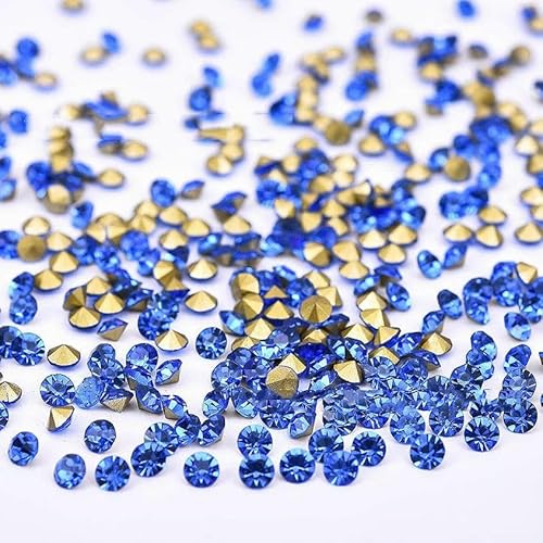 5A Runde Strasssteine, Diamantglaskristalle, Glitzer, 1–8 mm, Dekoration, spitze synthetische Edelsteinperlen für Schmuck, DIY-Zubehör, Hellblau, 6,0 mm x 100 Stück 5A Runde Strasssteine, Diamantglaskristalle, Glitzer, 1–8 mm, Dekoration, spitze synthetische Edelsteinperlen für Schmuck, DIY-Zubehör, Hellblau, 6,0 mm x 100 Stück von QPFNEI