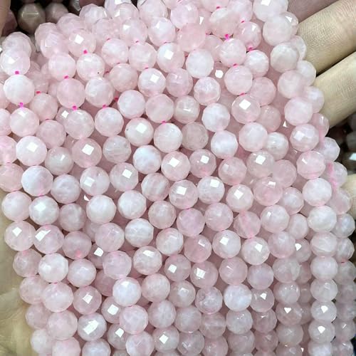 6/8/10MM Naturstein Facettiert Rosa Rosenquarz Runde Edelstein Spacer Perlen Für Schmuck Machen DIY Zubehör 7,5''inches-6mm 29-31 stücke 6/8/10MM Naturstein Facettiert Rosa Rosenquarz Runde Edelstein Spacer Perlen Für Schmuck Machen DIY Zubehör 7,5''inches-6mm 29-31 stücke von QPFNEI
