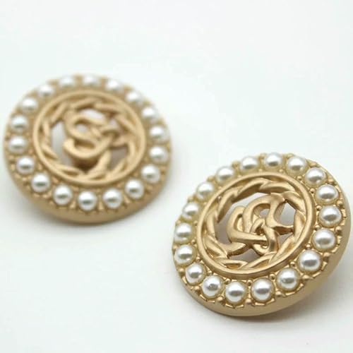 6 Stück Retro Hohlblumen-Strassknöpfe Funkelnder Kristall Blazer Kleidung DIY Nähen Perlenknopf-5-231-4-18 MM von QPFNEI