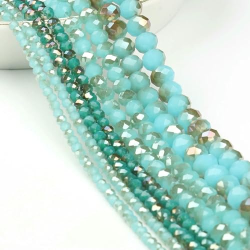 AB Klare Rondelle Österreichische Kristallperle Facettierte Tschechische Glasperlen Lose Abstandsperlen Für Die Schmuckherstellung DIY Armbandzubehör-Style10-6mm Ca. 90 Stück AB Klare Rondelle Österreichische Kristallperle Facettierte Tschechische Glasperlen Lose Abstandsperlen Für Die Schmuckherstellung DIY Armbandzubehör-Style10-6mm Ca. 90 Stück von QPFNEI