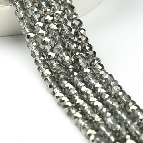AB Klare Rondelle Österreichische Kristallperle Facettierte Tschechische Glasperlen Lose Abstandsperlen Für Die Schmuckherstellung DIY Armbandzubehör-Style15-4,0mm Ca. 135 Stück AB Klare Rondelle Österreichische Kristallperle Facettierte Tschechische Glasperlen Lose Abstandsperlen Für Die Schmuckherstellung DIY Armbandzubehör-Style15-4,0mm Ca. 135 Stück von QPFNEI