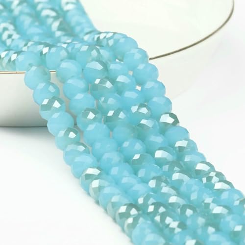 AB Klare Rondelle Österreichische Kristallperle Facettierte Tschechische Glasperlen Lose Abstandsperlen Für Die Schmuckherstellung DIY Armbandzubehör-Style22-4,0mm Ca. 135 Stück AB Klare Rondelle Österreichische Kristallperle Facettierte Tschechische Glasperlen Lose Abstandsperlen Für Die Schmuckherstellung DIY Armbandzubehör-Style22-4,0mm Ca. 135 Stück von QPFNEI