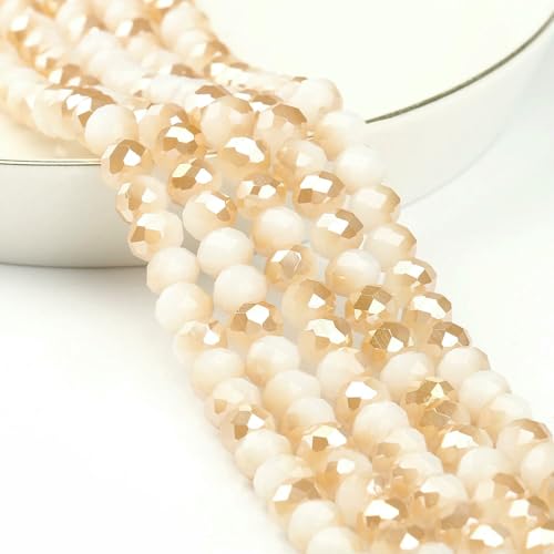 AB Klare Rondelle Österreichische Kristallperle Facettierte Tschechische Glasperlen Lose Abstandsperlen Für Die Schmuckherstellung DIY Armbandzubehör-Style23-3,0mm Ca. 135 Stück AB Klare Rondelle Österreichische Kristallperle Facettierte Tschechische Glasperlen Lose Abstandsperlen Für Die Schmuckherstellung DIY Armbandzubehör-Style23-3,0mm Ca. 135 Stück von QPFNEI