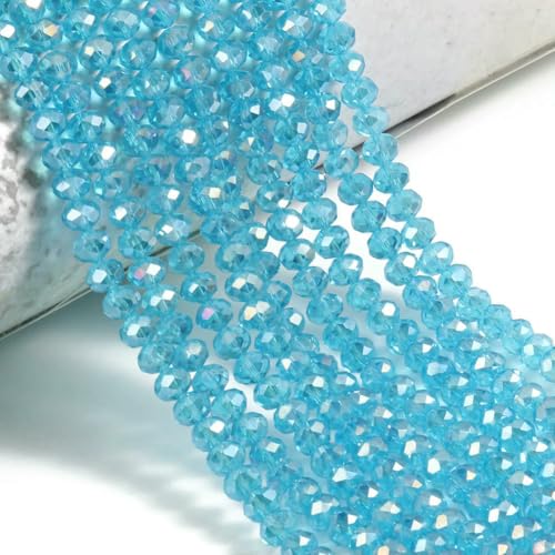 AB Klare Rondelle Österreichische Kristallperle Facettierte Tschechische Glasperlen Lose Abstandsperlen Für Die Schmuckherstellung DIY Armbandzubehör-Style34-4,0mm Ca. 135 Stück AB Klare Rondelle Österreichische Kristallperle Facettierte Tschechische Glasperlen Lose Abstandsperlen Für Die Schmuckherstellung DIY Armbandzubehör-Style34-4,0mm Ca. 135 Stück von QPFNEI