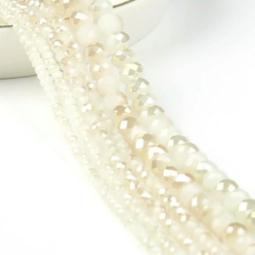 AB Klare Rondelle Österreichische Kristallperle Facettierte Tschechische Glasperlen Lose Abstandsperlen Für Die Schmuckherstellung DIY Armbandzubehör-Style8-4.0mm Ca. 135 Stück AB Klare Rondelle Österreichische Kristallperle Facettierte Tschechische Glasperlen Lose Abstandsperlen Für Die Schmuckherstellung DIY Armbandzubehör-Style8-4.0mm Ca. 135 Stück von QPFNEI