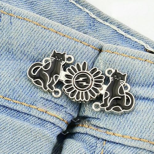 Abnehmbare Metallknöpfe zum Nähen, Druckknopfverschluss, Hosennadel, einziehbare chinesische Cheongsam-Schnallen, Jeans, perfekte Passform, reduziert die Taille, 04, 1 Paa Abnehmbare Metallknöpfe zum Nähen, Druckknopfverschluss, Hosennadel, einziehbare chinesische Cheongsam-Schnallen, Jeans, perfekte Passform, reduziert die Taille, 04, 1 Paa von QPFNEI