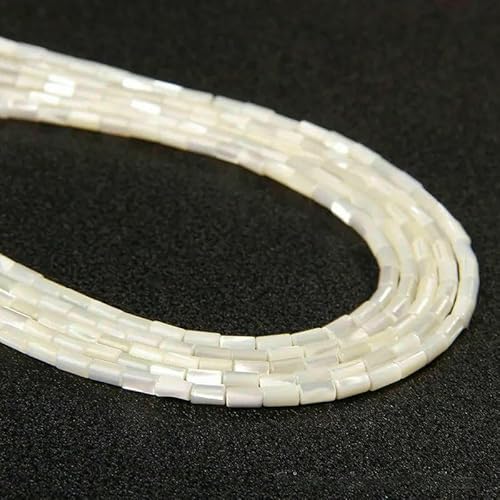 Bunte, natürliche Süßwasser-Muschelperlen, gefärbte Perlmutt-Muschel, lose Perlen zur Schmuckherstellung, DIY-Armband, Halskette, 15-25 Röhren, 3 x 5 mm Bunte, natürliche Süßwasser-Muschelperlen, gefärbte Perlmutt-Muschel, lose Perlen zur Schmuckherstellung, DIY-Armband, Halskette, 15-25 Röhren, 3 x 5 mm von QPFNEI