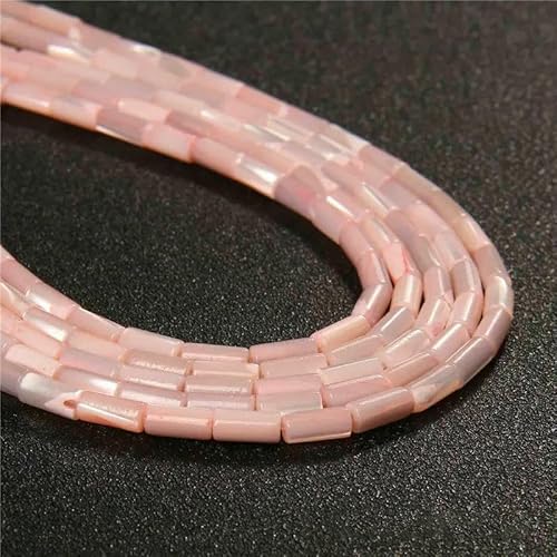 Bunte, natürliche Süßwasser-Muschelperlen, gefärbte Perlmutt-Muschel, lose Perlen zur Schmuckherstellung, DIY-Armband, Halskette, 15 Zoll - 4 Röhren, 4 x 8 mm Bunte, natürliche Süßwasser-Muschelperlen, gefärbte Perlmutt-Muschel, lose Perlen zur Schmuckherstellung, DIY-Armband, Halskette, 15 Zoll - 4 Röhren, 4 x 8 mm von QPFNEI