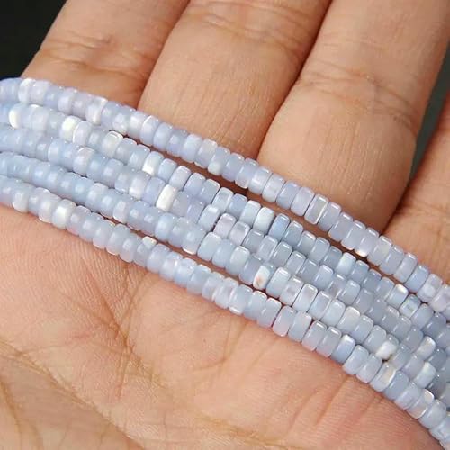 Bunte, natürliche Süßwasser-Muschelperlen, gefärbte Perlmutt-Muschelperlen, lose Perlen zur Schmuckherstellung, DIY-Armband, Halskette, 15-29 Zoll, ca. 2 x 4,0 mm Bunte, natürliche Süßwasser-Muschelperlen, gefärbte Perlmutt-Muschelperlen, lose Perlen zur Schmuckherstellung, DIY-Armband, Halskette, 15-29 Zoll, ca. 2 x 4,0 mm von QPFNEI