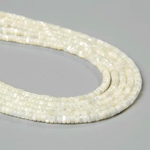 Bunte natürliche Süßwasser-Muschelperlen, Rondelle-Abstandshalter, gefärbte Perlmutt-Muschel, lose Perlen zur Schmuckherstellung, 7,5''-17, Abstandshalter 2 x 4,0 mm Bunte natürliche Süßwasser-Muschelperlen, Rondelle-Abstandshalter, gefärbte Perlmutt-Muschel, lose Perlen zur Schmuckherstellung, 7,5''-17, Abstandshalter 2 x 4,0 mm von QPFNEI