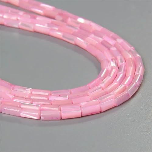 Bunte natürliche Süßwasser-Muschelperlen, Rondelle-Abstandshalter, gefärbte Perlmutt-Muschel, lose Perlen zur Schmuckherstellung, 7,5 Zoll – 5 Zoll, Röhre 4 x 8 mm Bunte natürliche Süßwasser-Muschelperlen, Rondelle-Abstandshalter, gefärbte Perlmutt-Muschel, lose Perlen zur Schmuckherstellung, 7,5 Zoll – 5 Zoll, Röhre 4 x 8 mm von QPFNEI