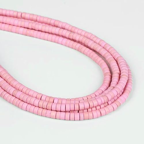 Bunte natürliche Süßwasser-Muschelperlen, Rondelle-Abstandshalter, gefärbte Perlmutt-Muschelperlen, lose Perlen zur Schmuckherstellung, 19,1–96,5 cm, Pink Bunte natürliche Süßwasser-Muschelperlen, Rondelle-Abstandshalter, gefärbte Perlmutt-Muschelperlen, lose Perlen zur Schmuckherstellung, 19,1–96,5 cm, Pink von QPFNEI