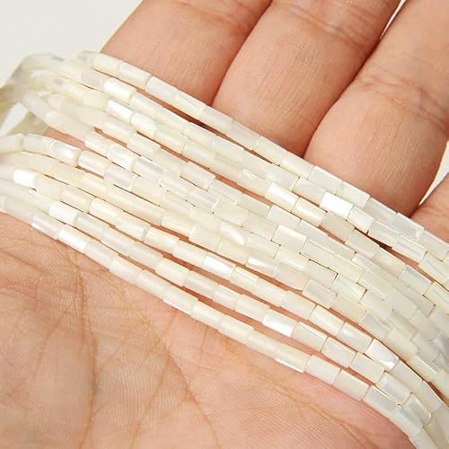 Bunte natürliche Süßwasser-Muschelperlen, Rondelle-Abstandshalter, gefärbte Perlmutt-Muschelperlen, lose Perlen zur Schmuckherstellung, 7,5 Zoll – 30, weiß, 3 x 5 mm Bunte natürliche Süßwasser-Muschelperlen, Rondelle-Abstandshalter, gefärbte Perlmutt-Muschelperlen, lose Perlen zur Schmuckherstellung, 7,5 Zoll – 30, weiß, 3 x 5 mm von QPFNEI