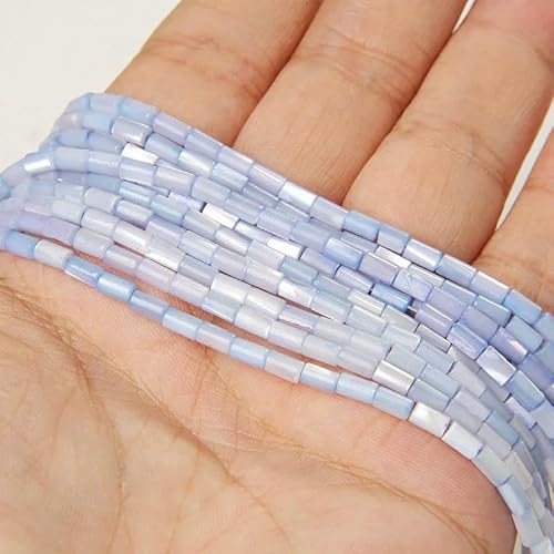 Bunte natürliche Süßwasser-Muschelperlen, Rondelle-Abstandshalter, gefärbte Perlmutt-Muschelperlen, lose Perlen zur Schmuckherstellung, 7,5 Zoll – 31, blau, 3 x 5 mm Bunte natürliche Süßwasser-Muschelperlen, Rondelle-Abstandshalter, gefärbte Perlmutt-Muschelperlen, lose Perlen zur Schmuckherstellung, 7,5 Zoll – 31, blau, 3 x 5 mm von QPFNEI
