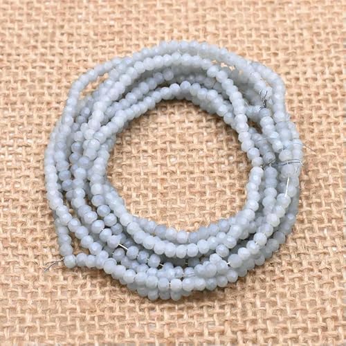 Ca. 162 Stück 2MM Frost Matte Rocailles Perlen Kristall Glasperlen Charms Spacer Perlen für Schmuckherstellung DIY Großhandel-H057 von QPFNEI