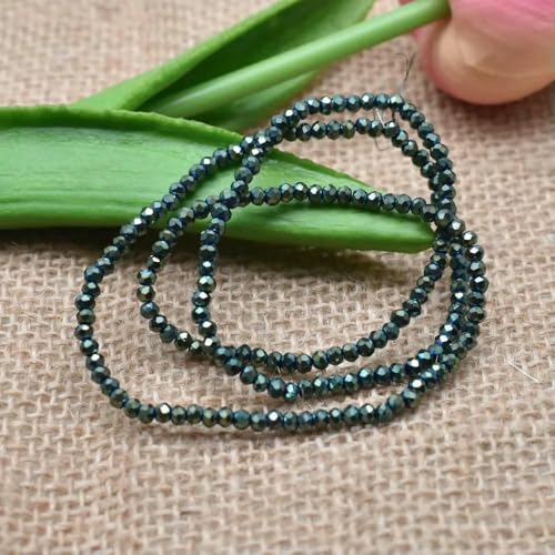 Ca. 162 Stück 2MM Frost Matte Rocailles Perlen Kristallglas Perlen Charms Spacer Perlen für Schmuckherstellung DIY Großhandel-H017 von QPFNEI