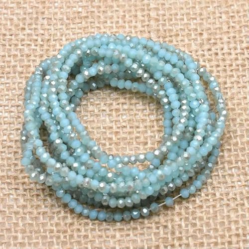 Ca. 162 Stück 2MM Frost Matte Rocailles Perlen Kristallglas Perlen Charms Spacer Perlen für Schmuckherstellung DIY Großhandel-H022 von QPFNEI