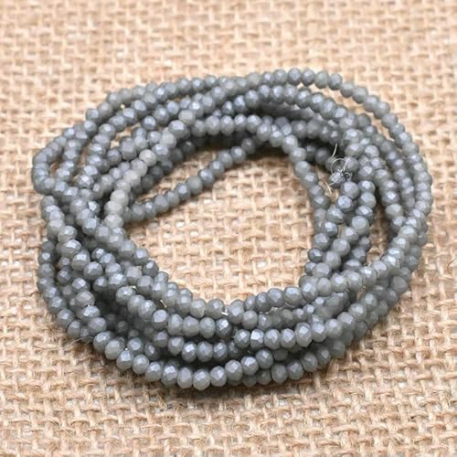 Ca. 162 Stück 2MM Frost Matte Rocailles Perlen Kristallglas Perlen Charms Spacer Perlen für Schmuckherstellung DIY Großhandel-H046 von QPFNEI