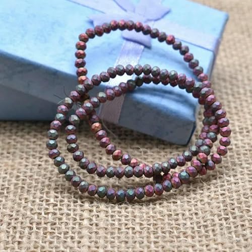 Ca. 162 Stück 2MM Frost Matte Rocailles Perlen Kristallglas Perlen Charms Spacer Perlen für Schmuckherstellung DIY Großhandel-H049 von QPFNEI