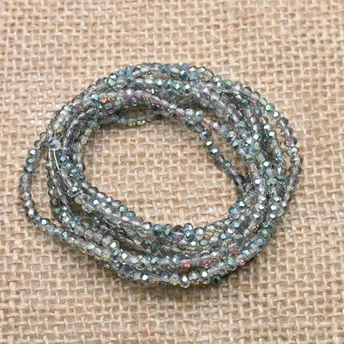 Ca. 162 Stück 2MM Frost Matte Rocailles Perlen Kristallglas Perlen Charms Spacer Perlen für Schmuckherstellung DIY Großhandel-H068 von QPFNEI