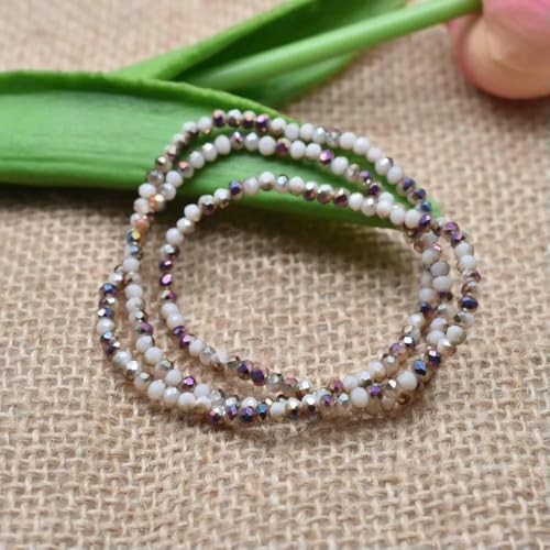 Ca. 162 Stück 2MM Frost Matte Rocailles Perlen Kristallglas Perlen Charms Spacer Perlen für Schmuckherstellung DIY Großhandel-H072 von QPFNEI