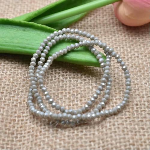 Ca. 162 Stück 2MM Frost Matte Rocailles Perlen Kristallglas Perlen Charms Spacer Perlen für Schmuckherstellung DIY Großhandel-H077 von QPFNEI