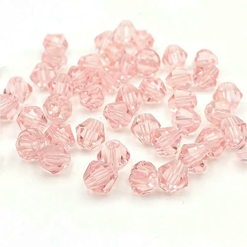 Facettierte österreichische 3 4 6 mm Kristallperlen, Abstandshalter, Glasperlen für Armband, Halskette, DIY-Schmuckherstellung, J-24-3,0 mm von QPFNEI
