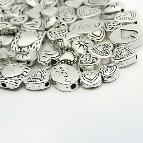 Gemischte tibetische Antik-Silberfarbene Hohlkugel-Lose-Röhrchen-Metallperlen-Abstandshalterperlen für die Schmuckherstellung DIY-Armband Nekclace-08 Gemischte tibetische Antik-Silberfarbene Hohlkugel-Lose-Röhrchen-Metallperlen-Abstandshalterperlen für die Schmuckherstellung DIY-Armband Nekclace-08 von QPFNEI