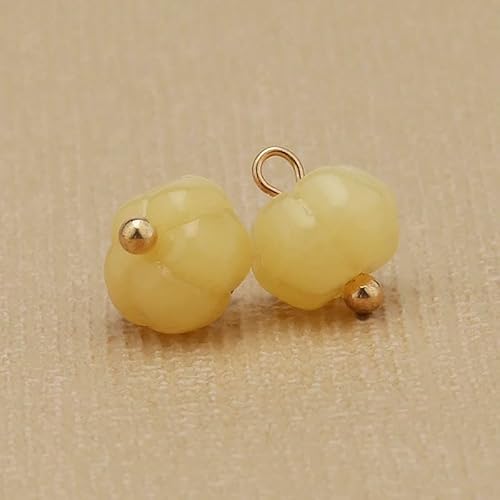 Glass Imitation Jade Mushroom Buttons Exquisite Retro Shirt Button Buckles for Cheongsam Cardigan Decor Sewing Scrapbooking-pumpkin 03-20pcs Glass Imitation Jade Mushroom Buttons Exquisite Retro Shirt Button Buckles for Cheongsam Cardigan Decor Sewing Scrapbooking-pumpkin 03-20pcs von QPFNEI